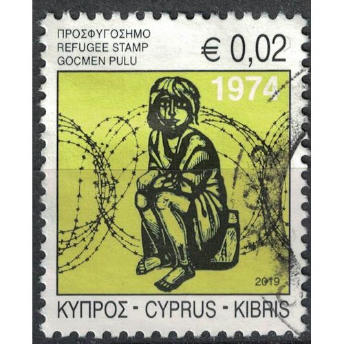 Chypre 2019 Oblitéré Used Refugee Stamp Aide Au Statut De Réfugié Su