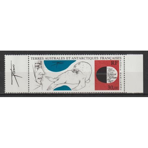 Terres Australes Et Antarctiques Françaises, 1985, Poste Aérienne, Oeuvre De Trémois "Antarctique", N°89, Neuf.