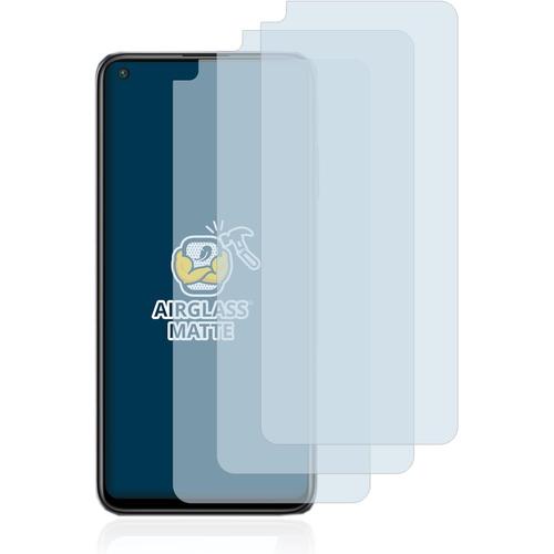 3x Film De Protection En Verre Trempé Antireflet Compatible Avec Xiaomi Redmi Note 9t 5g Film De Protection En Verre Mat Extrêmement Résistant Aux Rayures 9h, Antireflet,