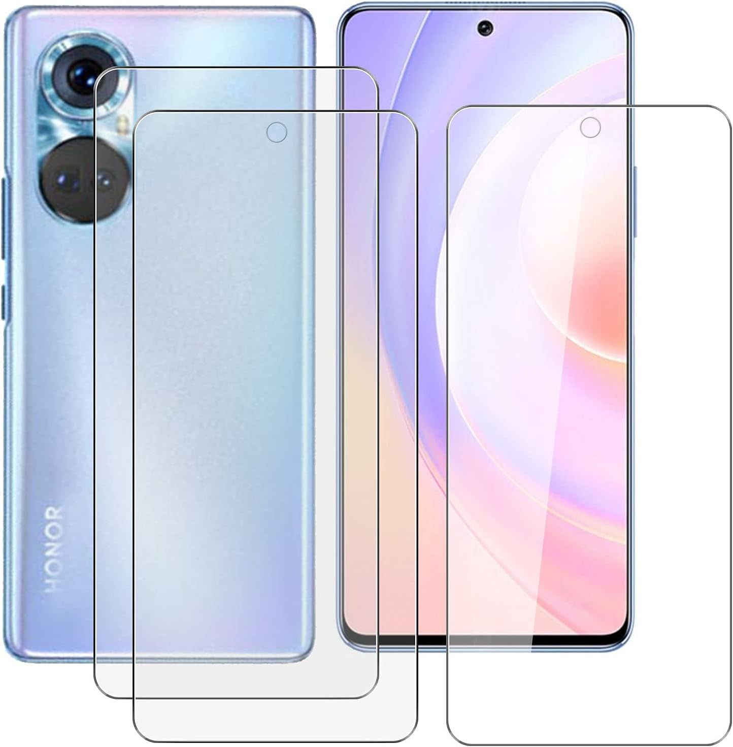 3 Ensembles Pour Honor 50 Se 6,78 Pouces Protecteur D'écran En Verre Trempé Hd, Film De Protection De Dureté 9h, Verre Trempé Anti-Rayures