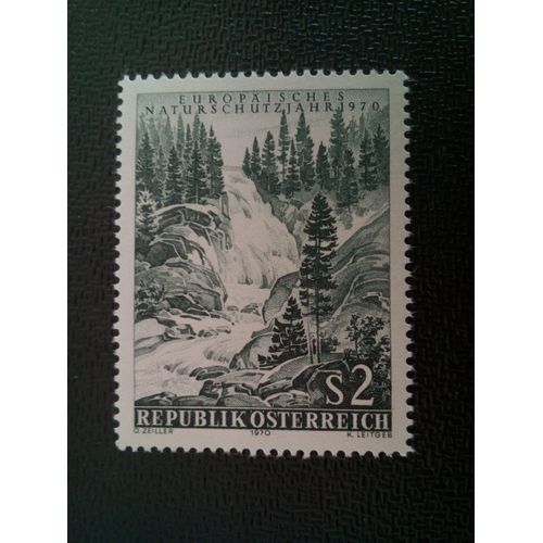 Timbre Autriche Yt 1154 Année Européenne De La Conservation De La Nature 1970 ( 120812 )