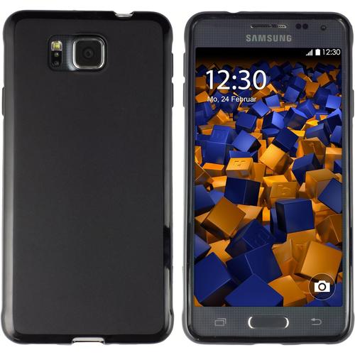 Case Compatible Avec Samsung Galaxy Alpha Coque De Téléphone Portable, Noir