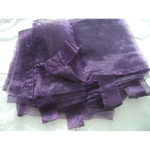 Voilage Violet Irisé140 X 220 Cm