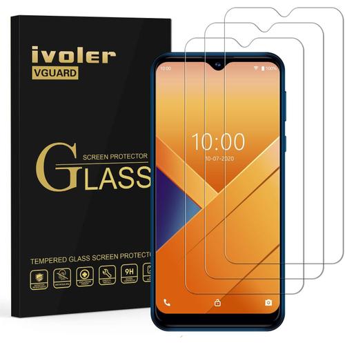 3 Pièces Film De Protection Pour Wiko Y81, Film De Protection D'écran En Verre Trempé, Film De Protection D'écran En Verre Trempé Pour Wiko Y81