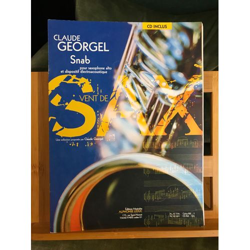 C. Georgel Snab Saxophone Alto Dispositif Électroacoustique Partition Cd Leduc