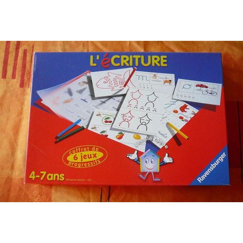 L'ecriture - Coffret De 6 Jeux Progressifs - 4-7 Ans