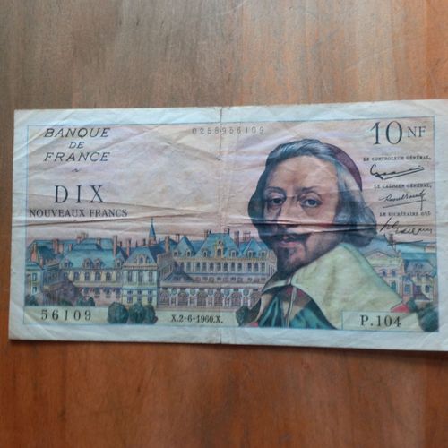 Billet De 10 Francs"Richelieu"Du 02-06-60