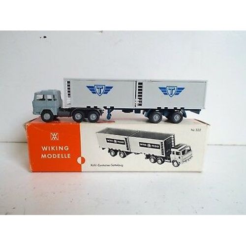 Wiking - Kühl - Container Sattelzug 1/87ème-Wiking