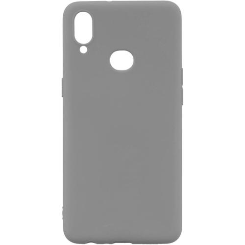 Compatible Avec Samsung Galaxy A10s Coque De Protection En Silicone Pour Téléphone Portable - Antichoc - Coque Fine - Protection Contre Les Chocs - Gris