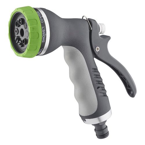 AROZ Pistolet d'arrosage pomme multijet automatique bi-matière