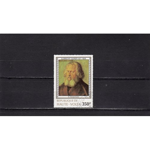 Timbre-Poste De Haute-Volta (450ème Anniversaire De La Mort DAlbrecht Dürer)