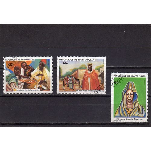 Timbres-Poste De Haute-Volta (Personnalités De LHistoire Nationale)