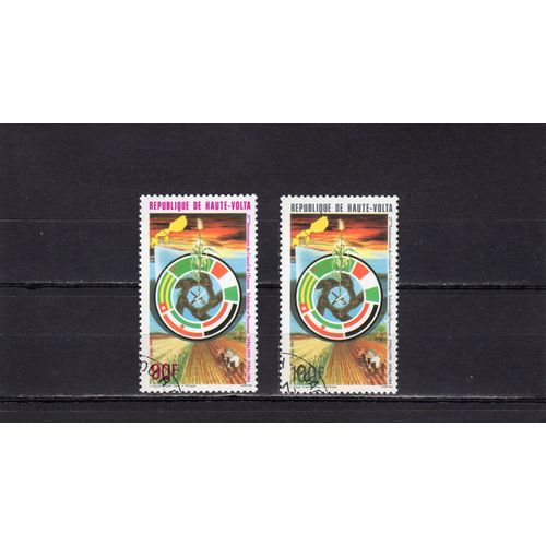 Timbres-Poste De Haute-Volta (25ème Anniversaire Du Conseil De LEntente)