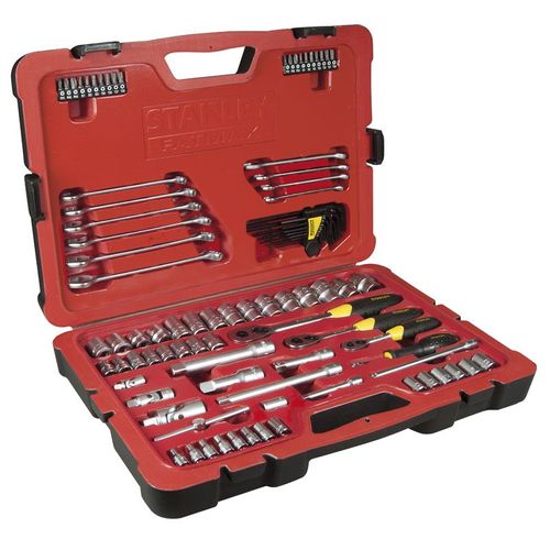 Stanley FatMax Coffret à douilles 96-pcs, 1/2"", 1/4"" + 3/8"" satiné - FMHT0-73925
