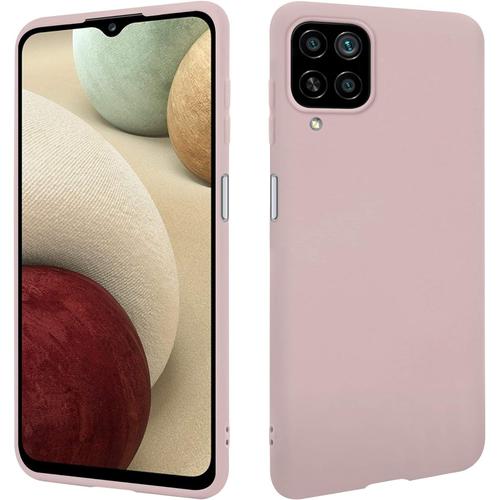 Coque Pour Samsung Galaxy A22 4g / M22 Anti-Poussière Coque De Protection En Silicone Tpu De Qualité Supérieure - Résistant Aux Rayures, Aux Chocs Et Aux Chutes - Protection D'écran Pour Appareil Photo, Ajustement Parfait, Fin Mat - Vieux Rose