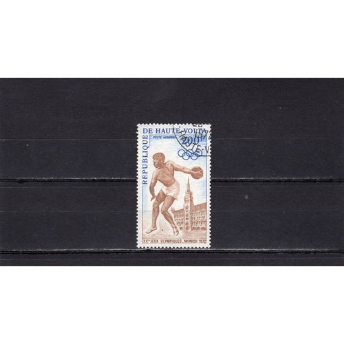 Timbre De Poste Aérienne De Haute-Volta (Jeux Olympiques De Munich)