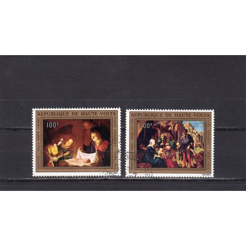 Timbres De Poste Aérienne De Haute-Volta (Noël)