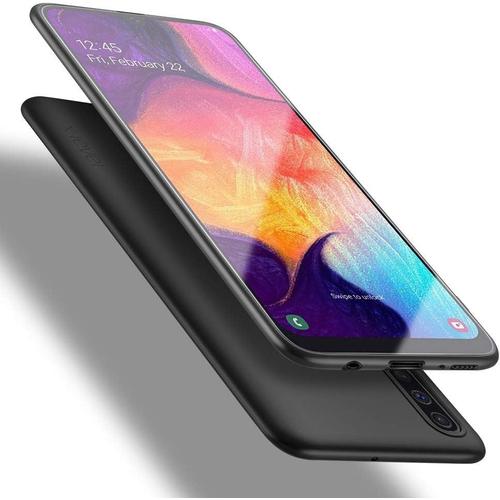 Coque Pour Samsung Galaxy A30s, Samsung Galaxy A50, Série Guardian Soft Flex Silicone Premium Tpu Real Phone Feel Coque De Protection Pour Galaxy A30s/A50 Case Cover - Noir