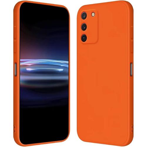 Coque Pour Samsung Galaxy S10 Lite/Galaxy A91 6,7"" Coque En Silicone Tpu Souple - Orange