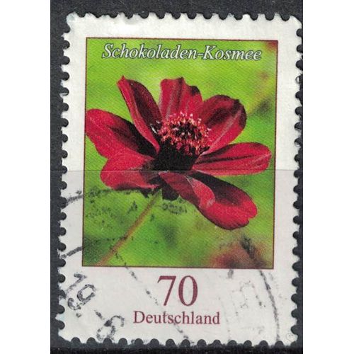 Allemagne 2015 Oblitéré Used Plante Fleur Schokoladen Kosmee Atrosanguineus Cosmos Chocolat Su