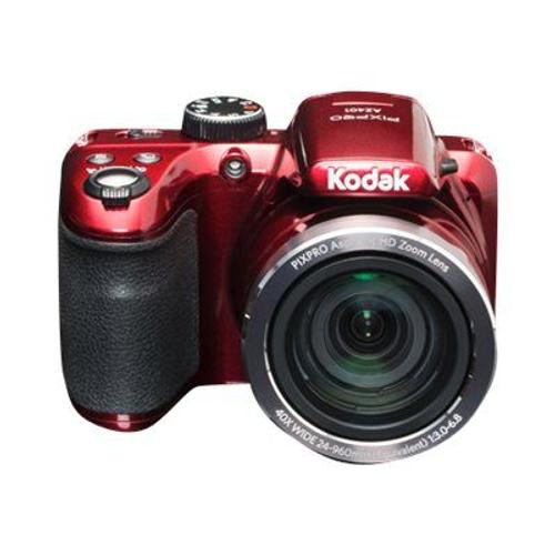 Appareil photo Compact Kodak PIXPRO Astro Zoom AZ401 Rouge compact - 16.15 MP - 720 p / 30 pi/s - 40x zoom optique - rouge