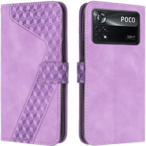 Coque Pour Xiaomi Poco X4 Pro 5g, Etui En Cuir Pour Xiaomi Poco X4 Pro, Étui Portefeuille Pliable En Cuir, 360 Degrés Antichoc, Housse De Protection Pour Xiaomi Poco