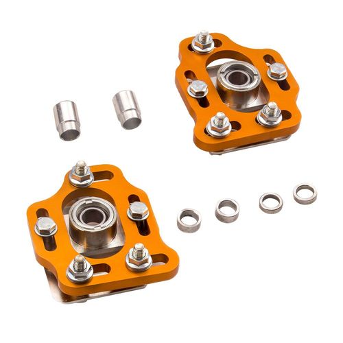Plaques De Carrossage Pour Mustang 79-89 Left/ Right Billet Steel Camber Caster