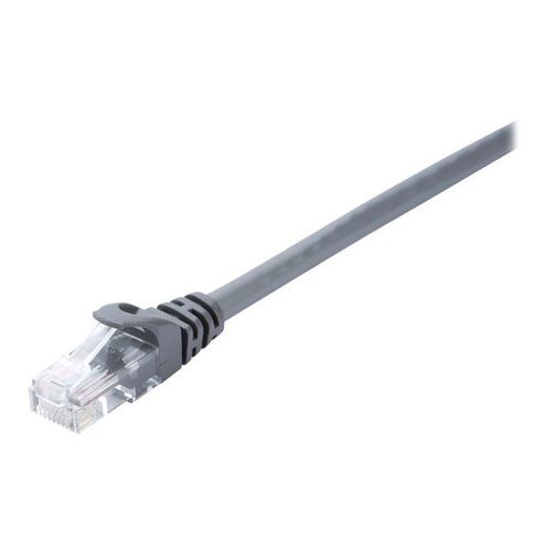 V7 - Cordon de raccordement - RJ-45 (M) pour RJ-45 (M) - 3 m - UTP - CAT 6 - gris