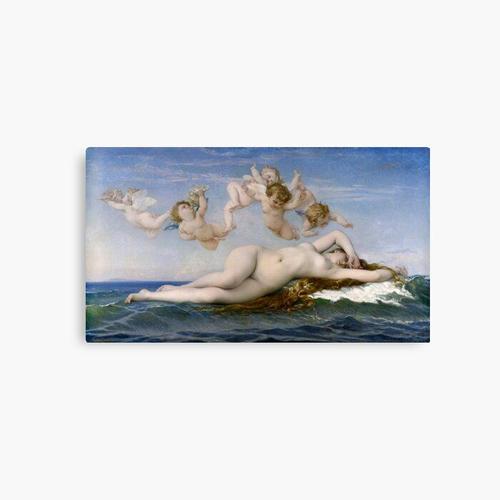 Canevas imprimer Alexandre Cabanel - La Naissance de Vénus - Années 1800 Impression sur toile Art Décoration Murale/ 40x50cm ou 40x40cm