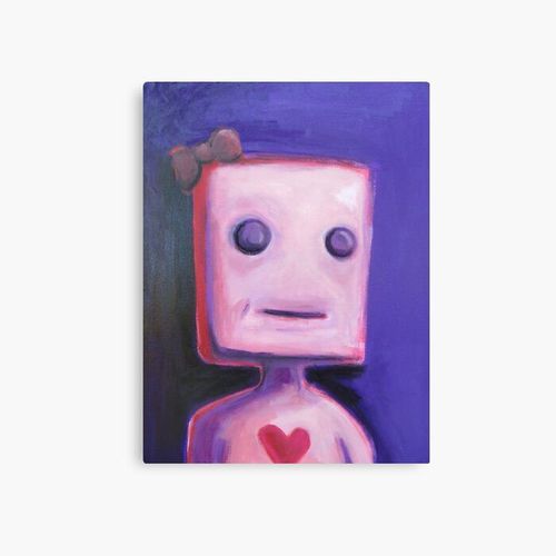 Canevas imprimer petit robot Impression sur toile Art Décoration Murale/ 40x50cm ou 40x40cm