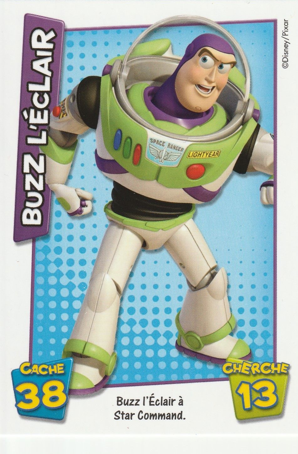 Carte Toy Story 3 Buzz L Eclair A Star Command Rakuten