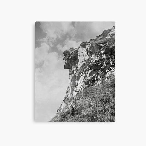 Canevas imprimer Vieil homme de la montagne, 1901. Photo vintage Impression sur toile Art Décoration Murale/ 40x50cm ou 40x40cm