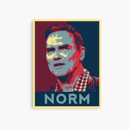 Canevas imprimer Norm Macdonald - NORM (Patriot) Impression sur toile Art Décoration Murale/ 40x50cm ou 40x40cm