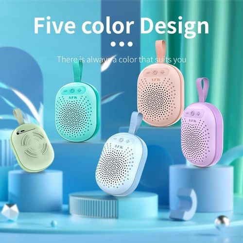 Enceinte Bluetooth Portable Étanche RGB Avec Super Bass Et TWS Bleu YONIS