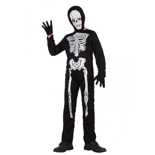 Déguisement Squelette Enfant Halloween 7-9ans (130-145 Cm)