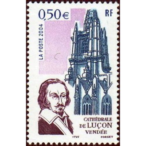 France 2004, Très Beau Timbre Neuf** Luxe Yvert 3712, Cathédrale De Luçon En Vendée.