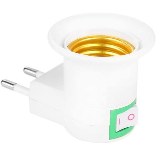 E27 Socket Adaptateur, E27 Ampoules Led Standard, Support De Convertisseur (1 En 1)