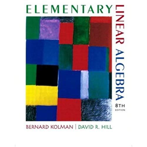 Elementary Linear Algebra (8th Edition)