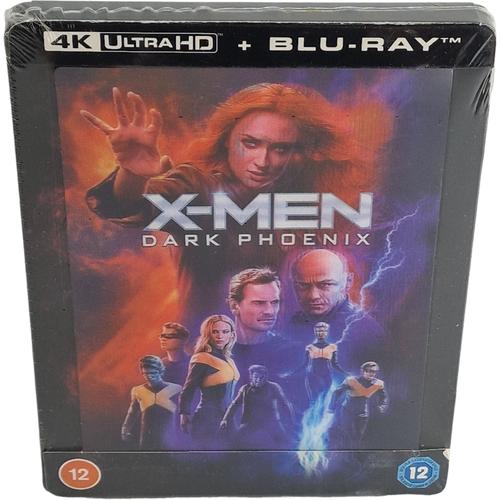 X-Men: Dark Phoenix Steelbook 4k Ultra Hd +Blu-Ray Lenticulaire Zavvi Zone Libre