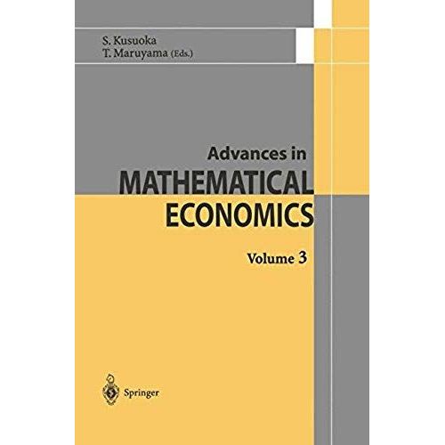 Advances In Mathematical Economics