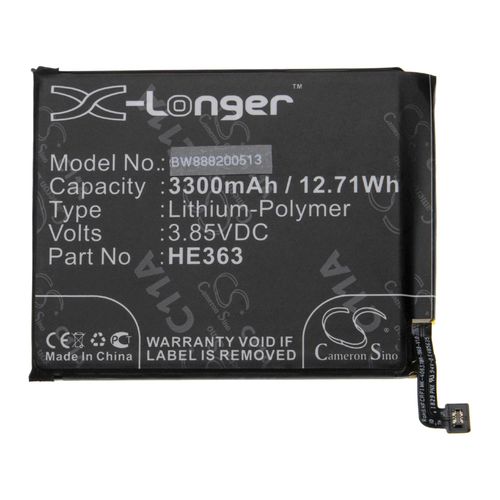 Vhbw Batterie Compatible Avec Nokia 8,1, Ta-1119, Ta-1128 Smartphone (3300mah, 3,85v, Li-Polymère)