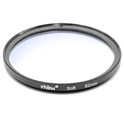 vhbw Filtre à effet flou artistique pour appareils photos, reflex numériques compatible avec Canon, Nikon, Olympus, Panasonic, Sony - 62 mm