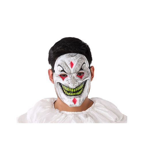 Masque Pvc Clown Démoniaque Adulte Taille Unique