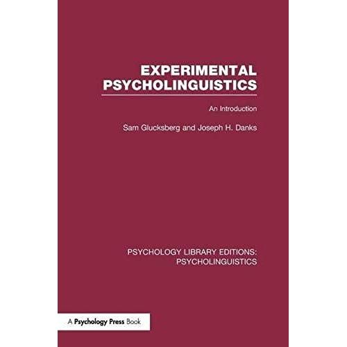 Experimental Psycholinguistics (Ple