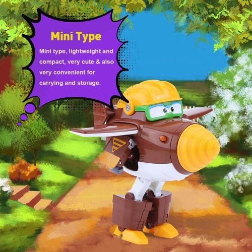 12cm Avion Jouet Animation Figure Articule Transformer Robot Avion Enfants Jouets (#3)