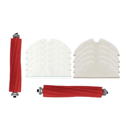 12Pcs pour T8 / Max / Max + Robot Accessoire Dtachable Brosse Principale Vadrouille Chiffon Aspirateur Remplacement