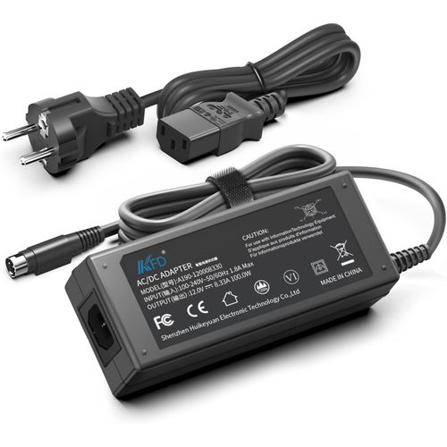 12V 8.33A 100W Alimentation Chargeur pour DS1019+ DS920+ DS923+ DS916+ DS918+ DS418 DS420+ DS423+ DS720 DS718 DS715 DS716 DS411 DS412 DS413 DS414 Diskstation 4 Bay Desktop NAS Server