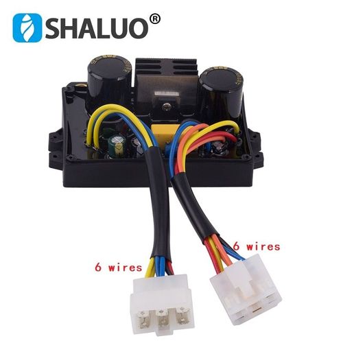 12wires - 5kw 8kw Soudage Rgulateur De Tension Automatique Avr Hj-5k25dh-12 Diesel Groupe lectrogne  Essence  Double Usage Gnrateur Pices 12 Fils