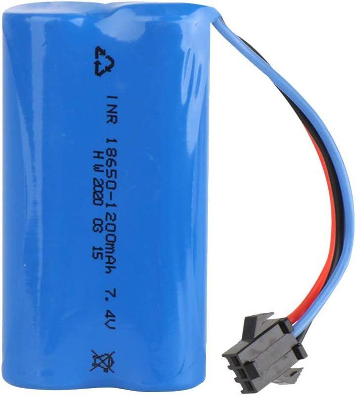 Batterie Rechargeable 7.4v 1200mah Rc Pour Modlisme De Voit...