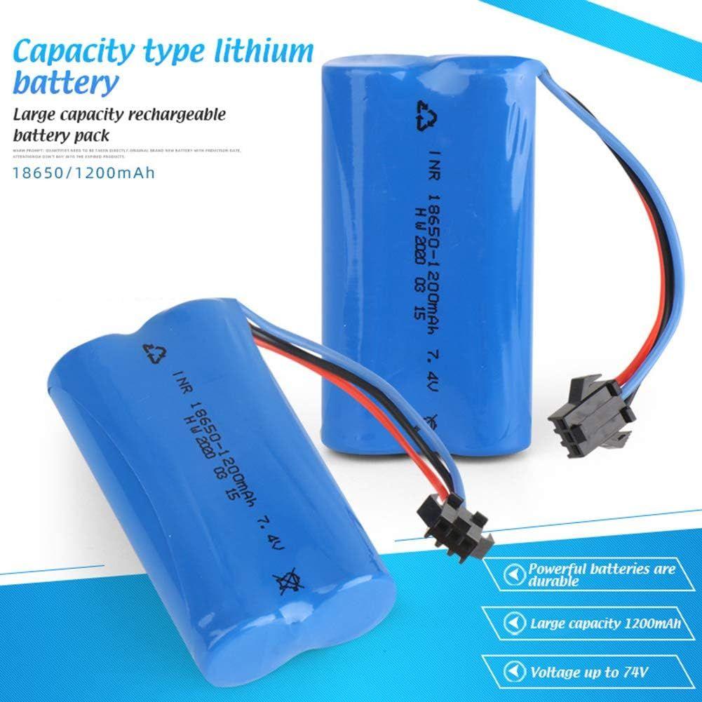 Batterie Rechargeable 7.4v 1200mah Rc Pour Modlisme De Voit... - 2